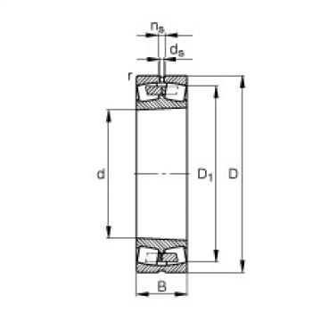 FAG Rolamento autocompensador de rolos - 241/710-B-K30-MB