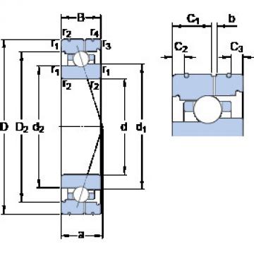 Rolando 71922 CB/P4AL SKF