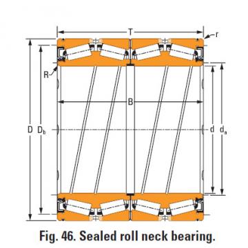 Rolamentos de rolo de rolo selado k160770 O-ring