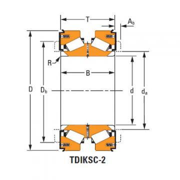 Rolamentos de rolos cônicos Hm959649d Hm959618