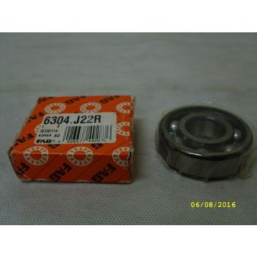 FAG - BALL / ROLLER BEARING - 6304 J22R / 16100114 *NOS*