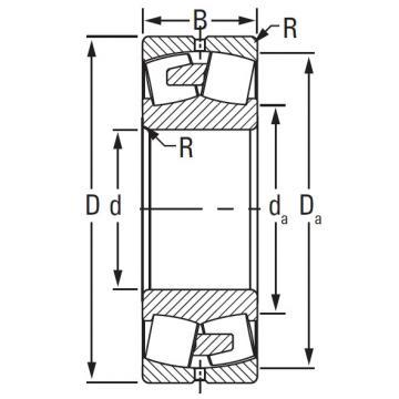 Timken TAPERED ROLLER 22311KEMW800C4    