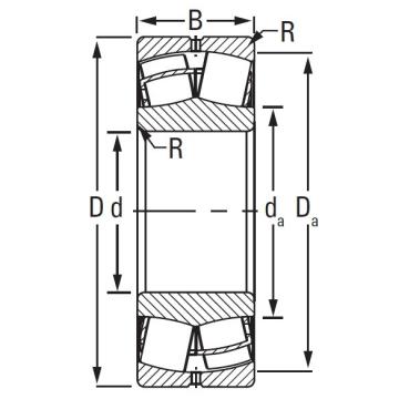 Timken TAPERED ROLLER 23064EJW507C08C4    