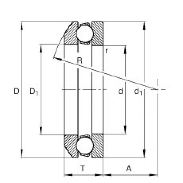 FAG Rolamento axial de esferas - 53338-MP + U338 #2 image