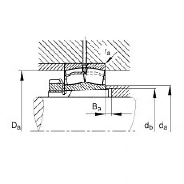 FAG Rolamento autocompensador de rolos - 22328-E1-XL-K + H2328 #2 image