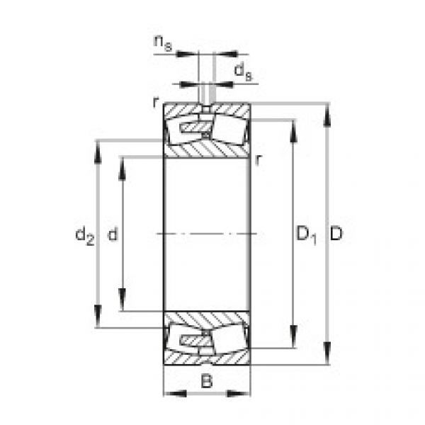 FAG Rolamento autocompensador de rolos - 240/530-BEA-XL-MB1 #1 image