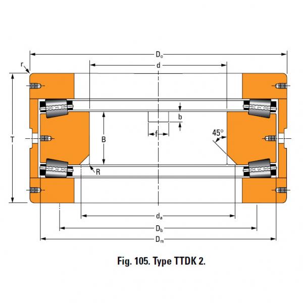 Bearing T9130FW Thrust Race Double #1 image