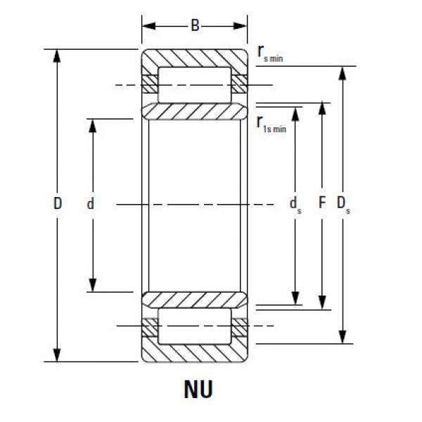 Bearing NU1036MA #1 image