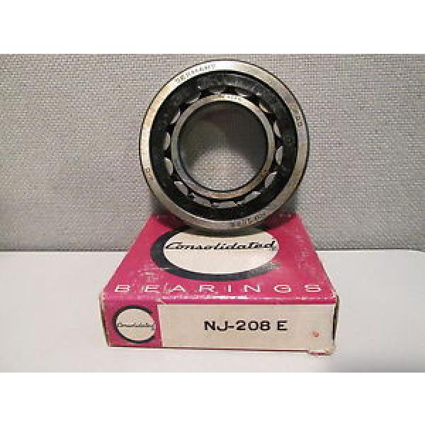 NJ208E CONSOLIDATED (FAG) CYLINDRICAL ROLLER BEARING #5 image