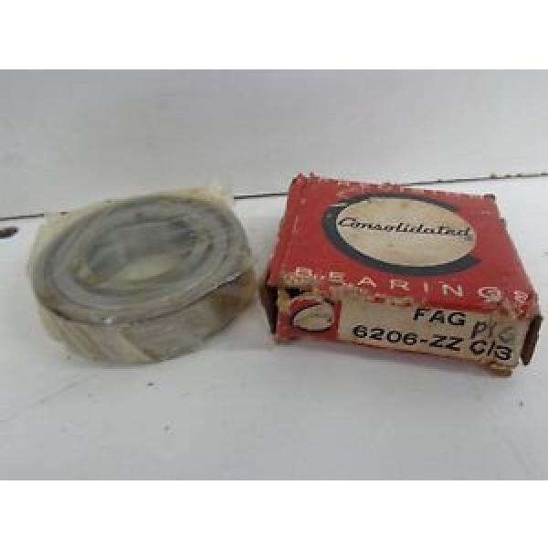 CONSOLIDATED PRECISION BEARING FAG 6206-ZZ C/3 STK14500A #5 image
