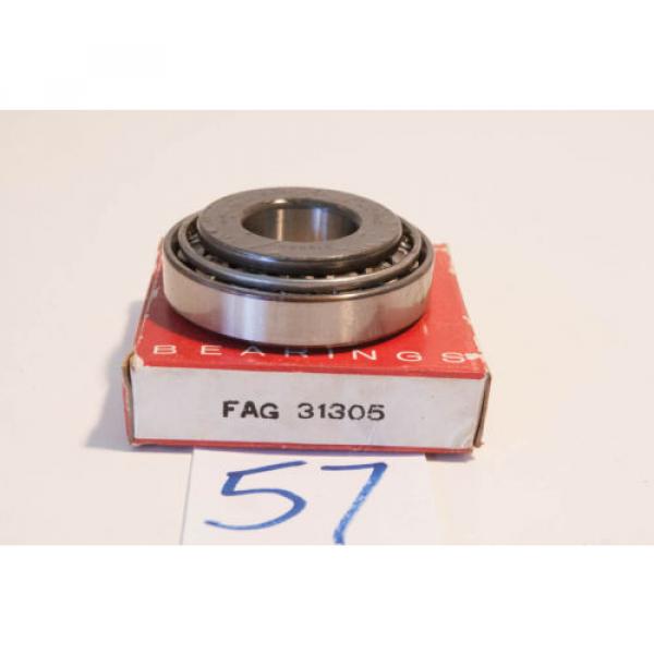 &#034;NEW  OLD&#034; Consolidated / FAG Taper Ball Bearing FAG 31305 old# 27305E #4 image