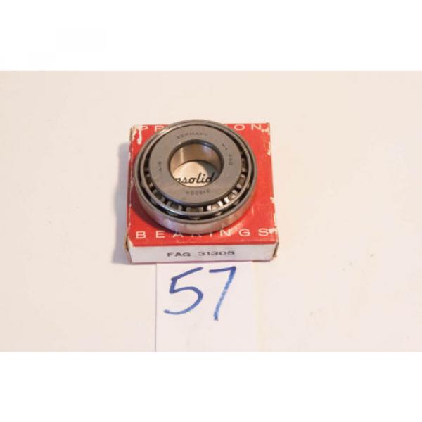 &#034;NEW  OLD&#034; Consolidated / FAG Taper Ball Bearing FAG 31305 old# 27305E #5 image
