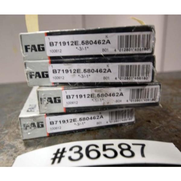 Fag Barden Bearing B71912E.580462A Set of 4 For Maho Spindle (Inv.36587) #4 image