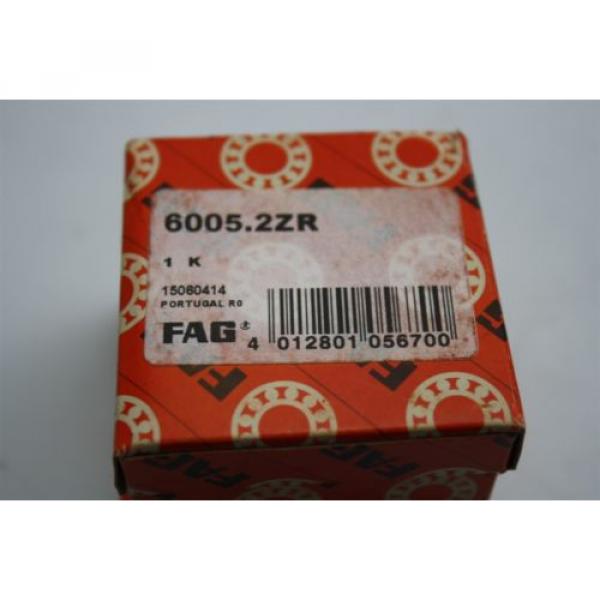 6x FAG 6005.2ZR Ball Bearing Annular Lager Diameter: 47mm x 25mm Thickness: 12mm #2 image