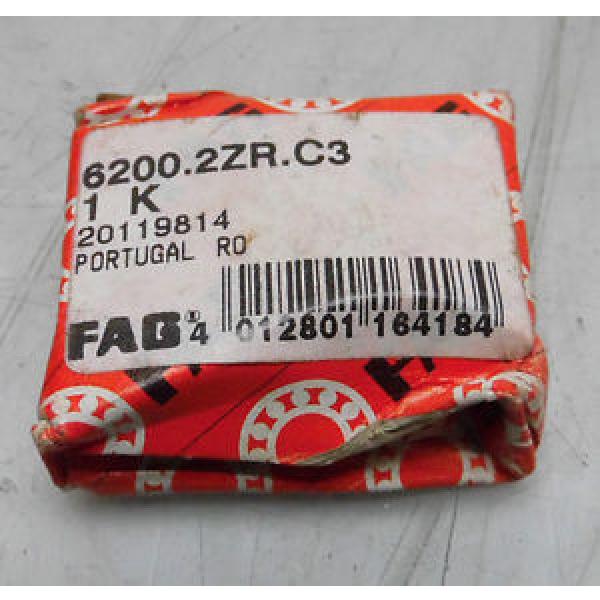 NEW OLD STOCK FAG Ball Bearing, 6200.2ZR.C3, NIB, WARRANTY #5 image