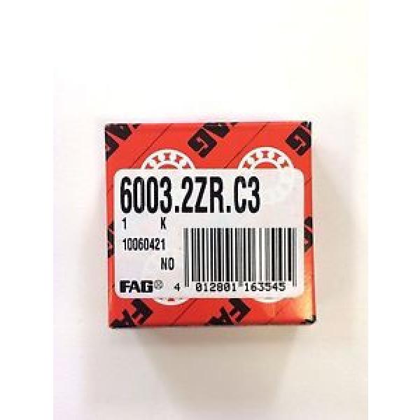 6003 2Z C3 (6003 ZZ C3) FAG BRAND - NEW IN BOX - FREE SHIPPING FOR 5 OR MORE PCS #5 image