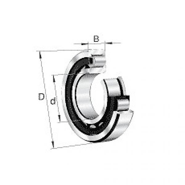 NJ320-E-M1 FAG Cylindrical roller bearing #5 image