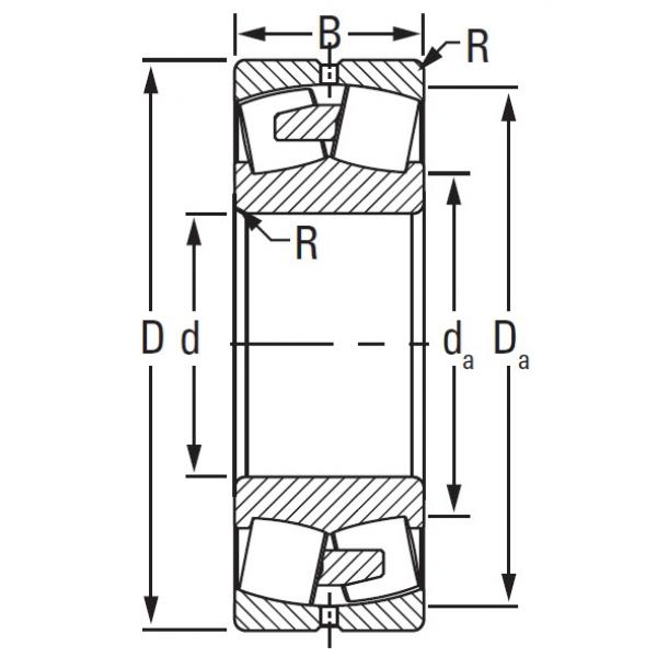 Timken TAPERED ROLLER 22311EMW33W800     #5 image